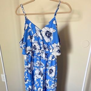 Floral Pants Romper